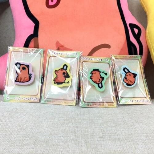 Anime Chainsaw Man Pochita Badges Cosplay Denji Costumes Accessories Kawaii Collections