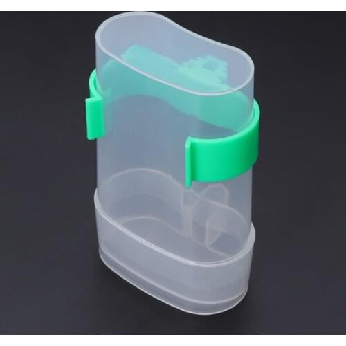 Can store water Bird Feeder Food Water Feeding Automatic Drinker Parrot Pet Dispenser Cage Clip bird feeder