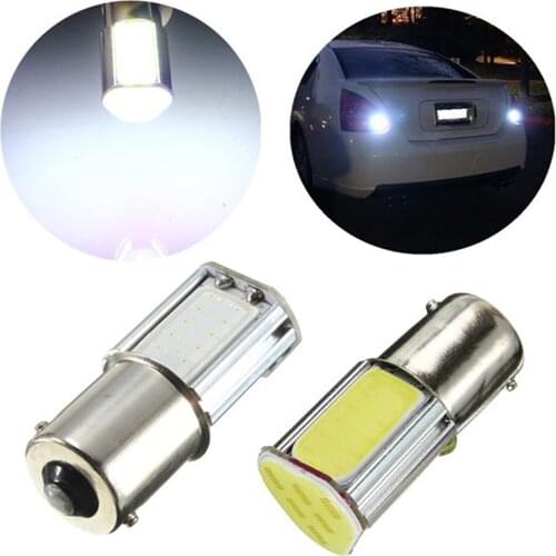 1156 6500K 4-COB LED Cool White Car Brake Light / Foglight - (12V / 2 PCS)