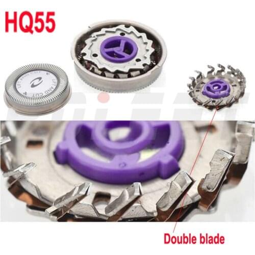 Free shipping New Replacement Shaver Head Razor Shaving Blade Head HQ55 for PhilipsHQ3 HQ56+ HQ4 6695 6879/HQ6695/HQ48