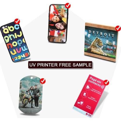 Colorsun free sample for A4 A3 UV printer for printing Phone case leather metal glass acrylic wood