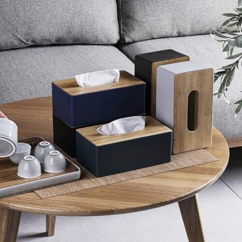 B & B Nordic Hotel Hotel Paper Towel Box Household Living Room Creative Multifunctional Dining Table Storage Box Suction Box