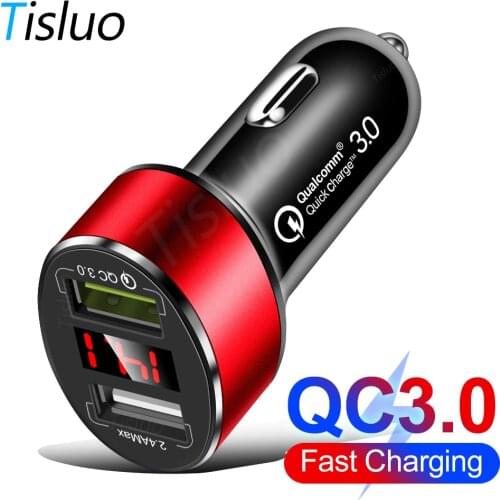 Quick Charger 3.0 Car USB Charger Mobile Phone Charger Fast Charging For iPhone Xs Xiaomi Huawei P20 Samsung Tablet Car-Charger