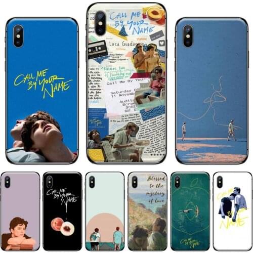 Call me by your name movie high quality luxury Phone Case shell for iPhone 11 12 pro XS MAX 8 7 6 6S Plus X 5S SE 2020 XR