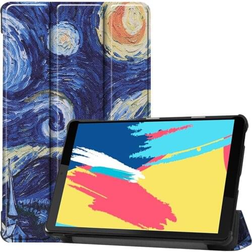 Case for Lenovo Tab M8 HD TB-8505F TB-8505X Slim Folding Stand Cover PU Leather Case for Lenovo Tab M8 FHD TB-8705F TB-8705N 8.0
