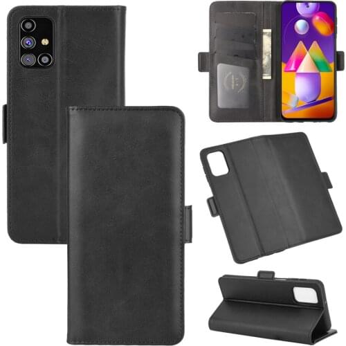 Case For Samsung M31S Leather Wallet Flip Cover Vintage Magnet Phone Case For Galaxy M31S Coque