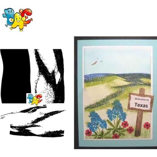 Background Transparent Clear Stamps for DIY Scrapbooking/Card Making/Kids Christmas Fun Decoration Supplies