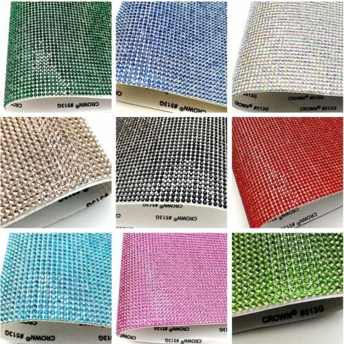 Colorful Full Round Drill Diamond Painting Tool Rhinestones Trim Rhinestone Diamond Crystal for Sewing Accessories Appliques