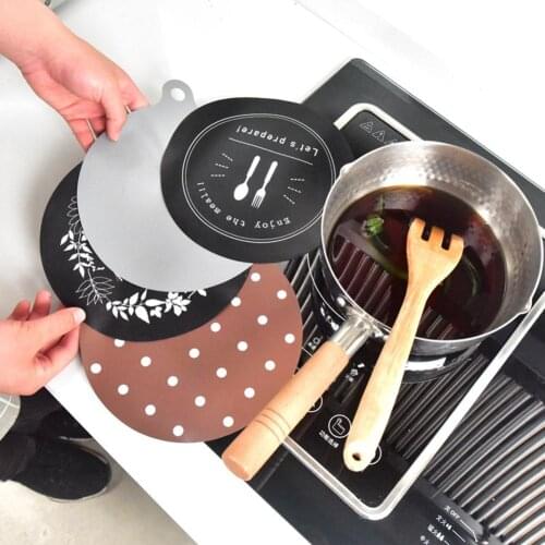 Stove Mat Pad Induction Cooktops Magnetic Non-slip Silicone Scratch Protector Thermal Conductive Anti-fouling Protective Pad