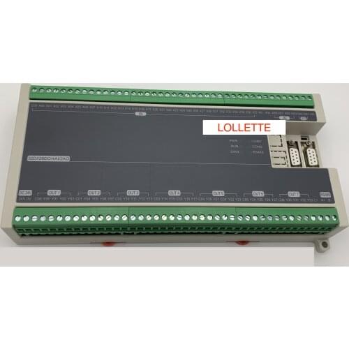 LE3U FX3U 60MT 60MR 32DI 28DO 4AD 2DA Analog for PLC RS485 Modbus 6 Axis High-Speed Pulse 100KHz Output