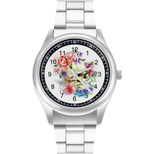 Mexican Skull Quartz Watch Design Original Wrist Watch Steel Fashion Spring Boys Wristwatch