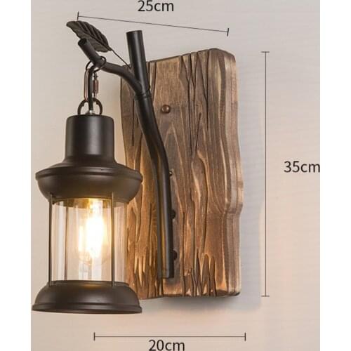 Metal Wall Lamp Fixture Sconce Kitchen Light Bedrooms Loft Hallway Decor