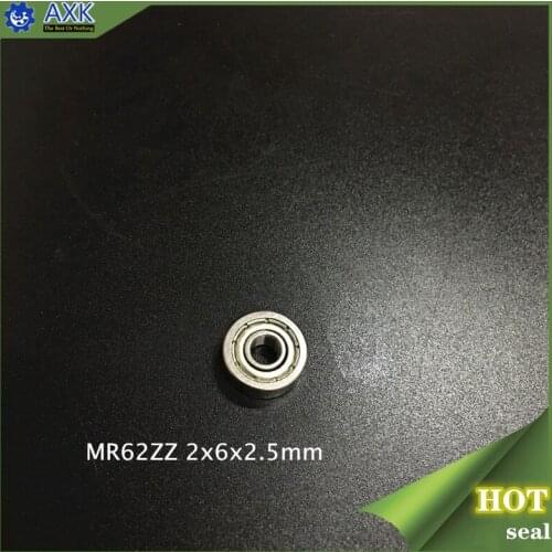 MR62ZZ ABEC-1 (100PCS) 2X6X2.5mm Miniature Bearings bearing MR62ZZ