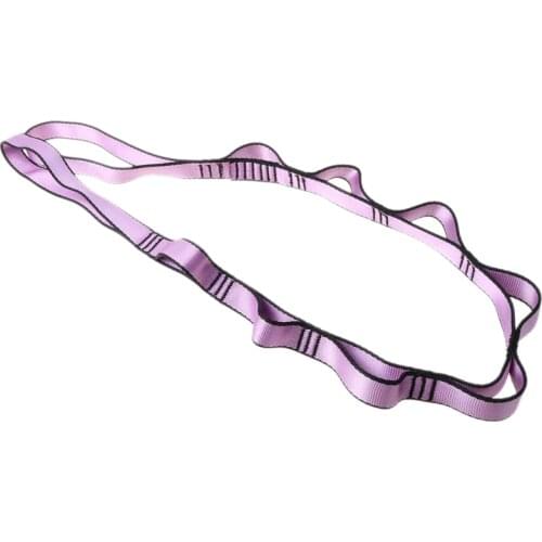 Climbing Nylon Daisy Chain Rope With Loops Yoga Hammock Hanging Strap Bandlet