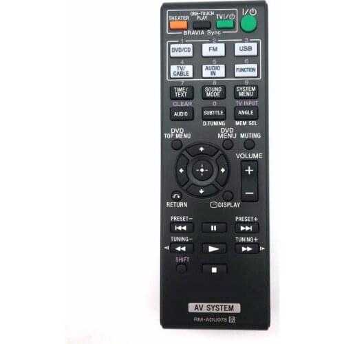 New FOR Sony Remote Control RM-ADU078 For HBD-TZ230 HBD-TZ510 HBD-TZ630 HBD-TZ710