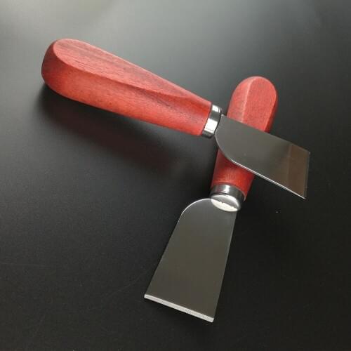 Japanese Style Skiving Knife 17.5cm Length Steel DIY Handwork Tool Leather Craft Skiving Cutting Knife Right Hand Shovel