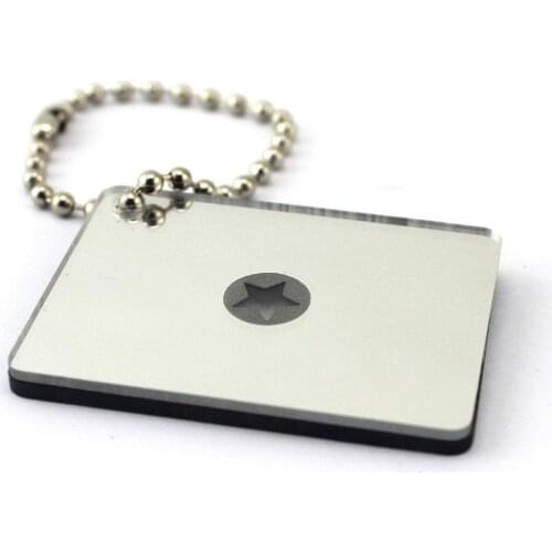 Portable Outdoor Emergency Floating Signal Mirror Portable Survival Camping Tool Bushcraft for Reflective Mirror Aiming Function