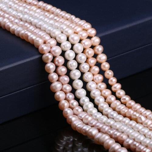 Freshwater Potato-shaped Pearl Loose Beads 7-8 Mm For DIY Bracelet Earring Necklace Sewing Craft Jewelry Accessory