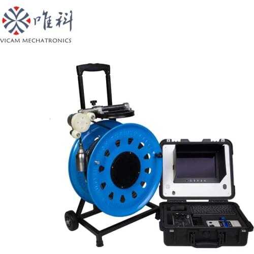 Industrial underground water inspection camera Vicam V10-100 with Digital Depth counter HOT SALES