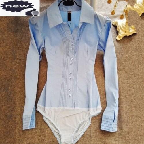 Spring Autumn Office Ladies Classic Black White Shirts Long Sleeve Slim Fit Women Overalls Fashion Formal Blouses Plus Size 5XL