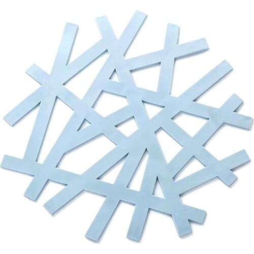 1Pcs Non-Slip Silicone Mats Bird Nest Shape Insulated Flexible Coasters Hot Pads Irregular Hollow Out Heat Resistant Trivet Mat