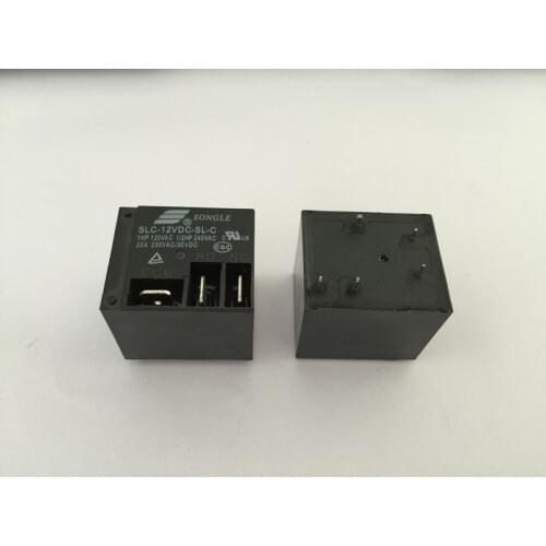 10pcs T91 SLC-12VDC-SL-C SLC-05VDC-SL-C SLC-24VDC-SL-C Black Electrical PCB Power Relay 30A 250VAC 5pin NEW