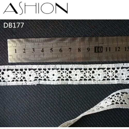 10 yards 23MM white Embroidered net Lace Fabric DIY skirt hem Dance costumes Garment Accessories lace trim Sewing Craft LP-DB177