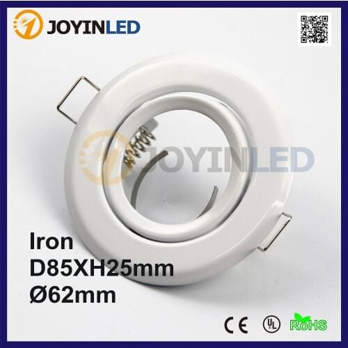 Free shipping 10pcs Recessed led light fixture trim MR16 halogen led spot light fixtures