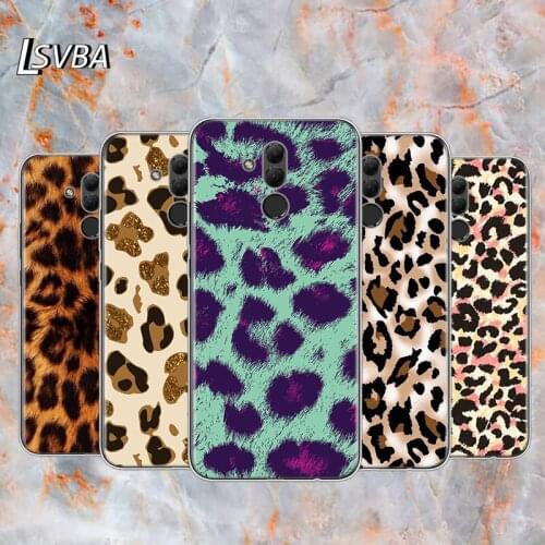 Leopard Cheetah Fashion For Huawei Mate 40 30 20 20X 10 RS P Smart 2021 2020 Z S Pro Plus Lite 2019 Phone Case Shell
