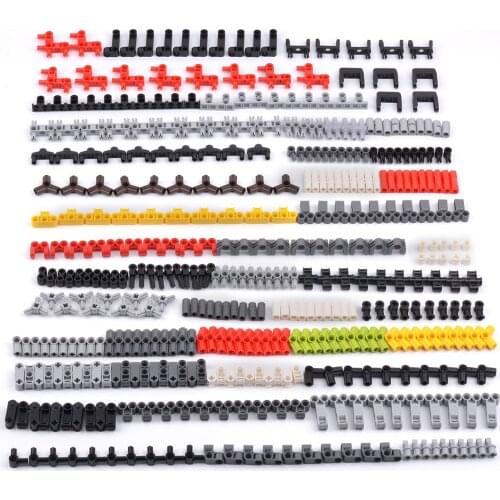 DIY Educational high-tech Parts Shaft Connector Parts For Standard Building Block Brands For Children kid Birthday Gift - Random