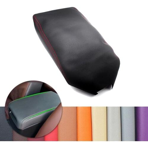 For Toyota Camry 2012 2013 2014 2015 2016 2017 Car Interior Center Console Armrest Box Microfiber Leather Cover Decor