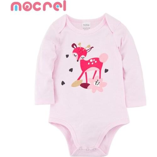 Rompers Baby Newborn Clothing Long Sleeve Spring New Cartoon Cotton Baby Clothing Baby Romper Suit Of Spring Clothes Bodysuits