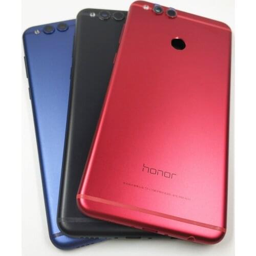 Metal For Huawei Honor 7X BND-L21 BND-L22 Battery Cover Back Housing Rear Door Case Full Battery Cover+Camera Lens