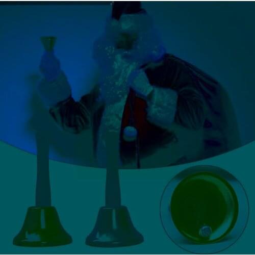 Metal Christmas Hand Bell Toys For Children Xmas New Toys Decor Tools Year Celebrate Claus Montessori Party Rattle Music Sa D3J2