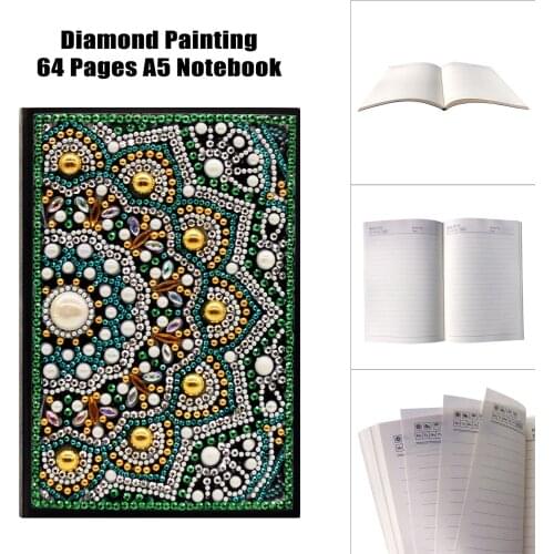 New Mandala Cartoon Diy Schilderij Meisje Hart Account Dagboek Boek Plan 64 Pagina 'S A5 Notebook Verjaardag Christmas Gift