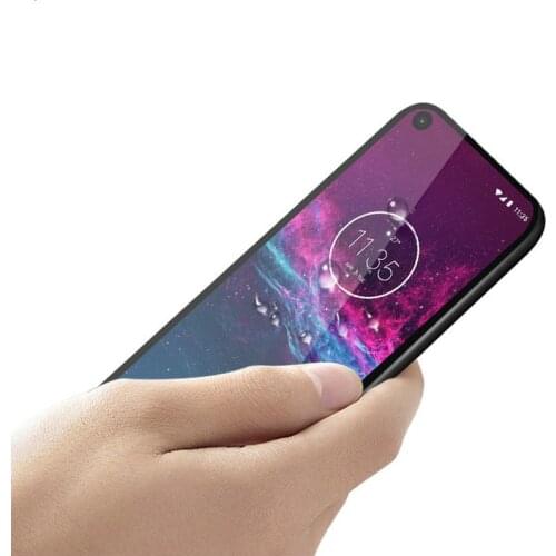 Full Glue Cover Tempered Glass Screen Protector for Motorola One Action for Moto One Action for Motorola One Power Glass Film