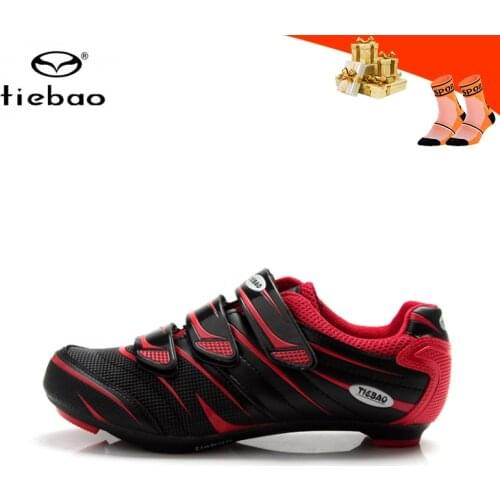 TIEBAO professional road bike shoes breathable bicycle sneakers for women men Athletic self-locking superstar racing bike shoes
