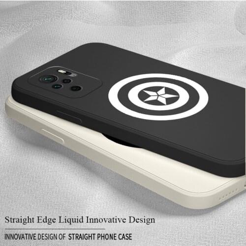 Simple Shield Liquid Case For XiaomiRedmi Note 10 10S 9T 9 8 7 Pro Max Redmi 9 9A 9T K40 K30 K20 Pro Ultra Thin Soft Phone Cover