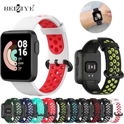 Replacement Band For XiaoMi Mi Watch Lite Strap Silicone Breathable Sport Strap For Mi Watch Lite Watch Strap Colorful Bracelet