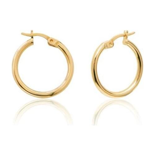 Şarnel Hoop Silver Earrings