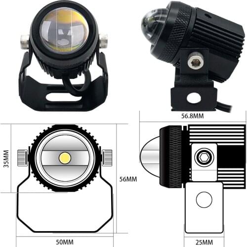 LED Motorcycle Fog Spotlight Driving Light Extra Lamp motorbike universal Spotlight car Accessories signal lamp