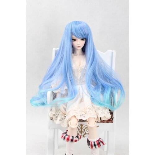 [wamami] 97# Blue Colorful Wig/Hair For 1/4 MSD DOD AOD BJD Dollfie