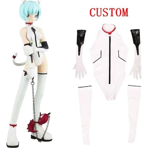 Women Sexy Comic Cosplay 3 Piece Sets Faux Latex Leather Bodysuit Gloves Sock Suit Nightclub Party Costume Halloween Clothing