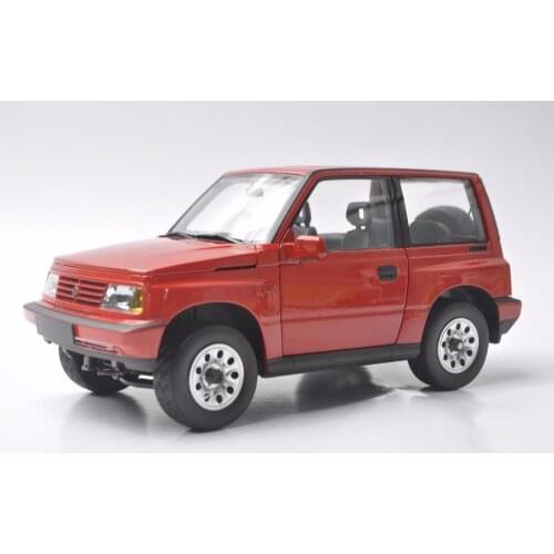 1:18 Diecast Model for Suzuki Vitara Escudo 1989 Red Alloy Toy Car Miniature Collection Gifts Gran
