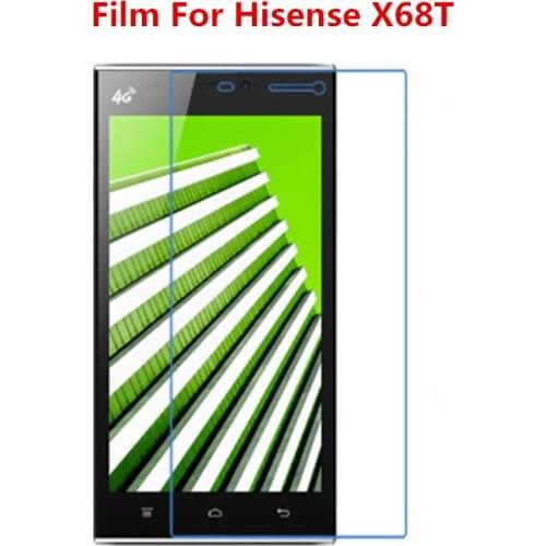 1/2/5/10 Pcs Ultra Thin Clear HD LCD Screen Protector Film With Cleaning Cloth Film For Hisense X68T