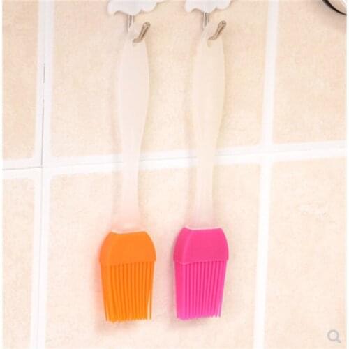 1Pc Brush Home DIY Silicone Tools Eco-friendly Bread Cooking Basting Brush Silicon Seasoning Sauces Condiments Oil Brush Kitchen