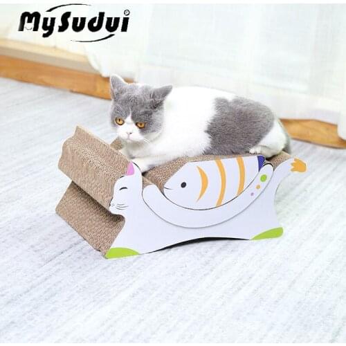 3 In 1 Corrugated Cat Scratcher Board Guard Cat Scratching Anti Scratch Sleep Bed Sofa Protector Kitten Climbing Grinding Nail