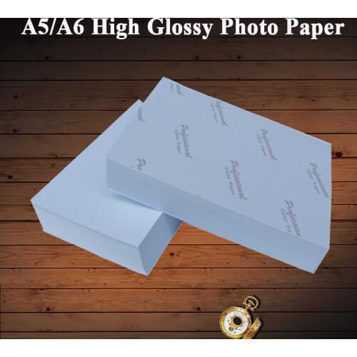 A5 A6 100 sheets High Glossy Photo Paper Cast Coated Printing Photographic paper for inkjet printer 180g 200g 230g