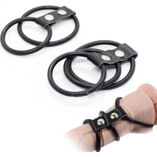 Lasting erection Cock Ring delay products pu silicone balls Loop extend bold gSpot squirt penis extend 5rings sex toys for man