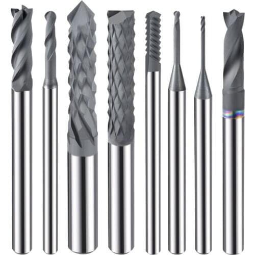 D1.0-20.0mm R0.5-R6.0 PCD Diamond coating Tungsten steel milling cutter for graphite ,ball head cutter free shipping